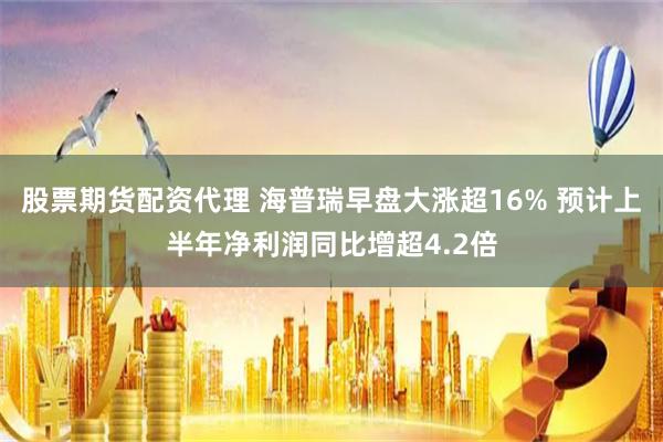 股票期货配资代理 海普瑞早盘大涨超16% 预计上半年净利润同比增超4.2倍