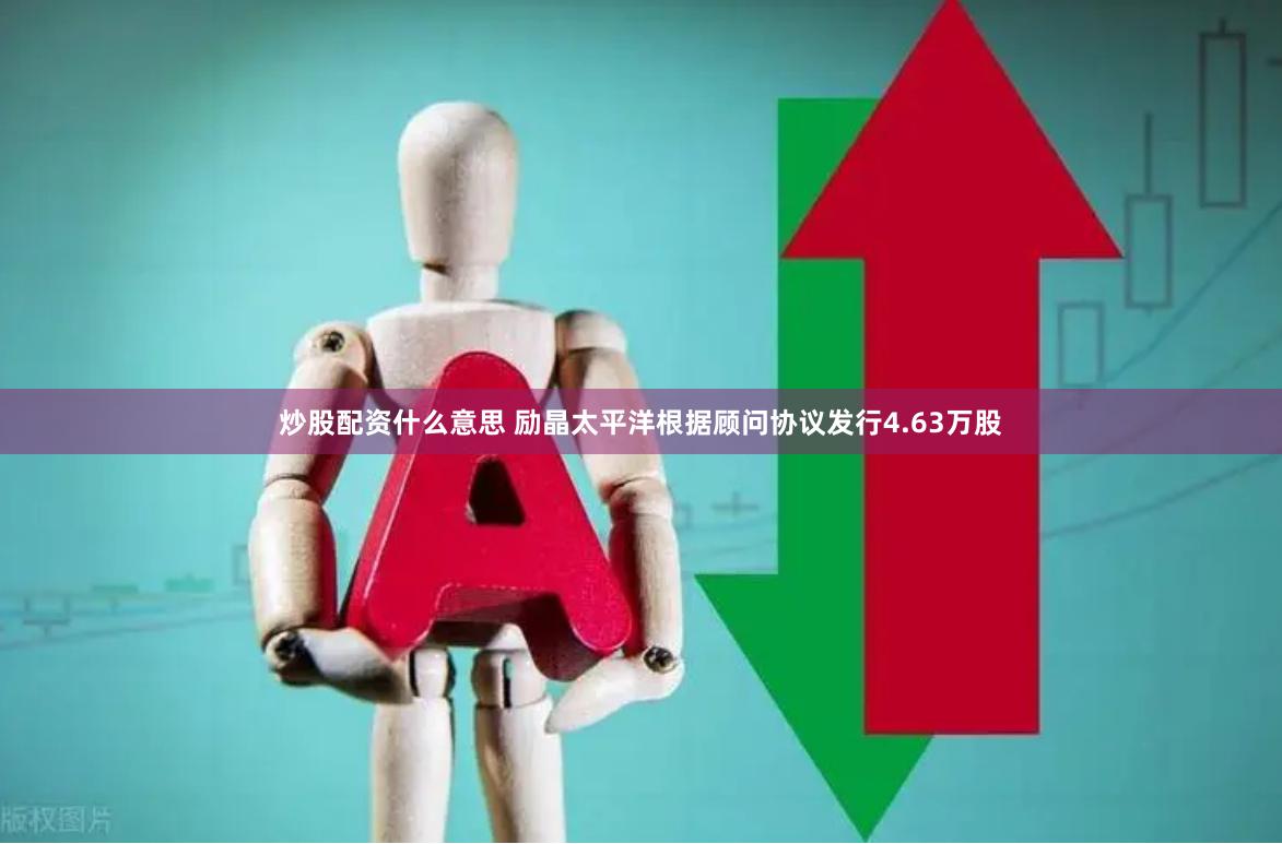炒股配资什么意思 励晶太平洋根据顾问协议发行4.63万股